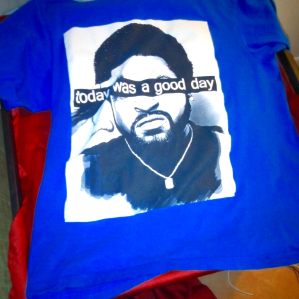 Custom Ice cube today was a good day tShirt